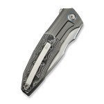 WE Archeozoic Gray Folding Knife with CF Handle