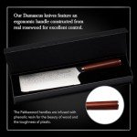 Norseman 7-Inch Damascus Nakiri Chef Knife