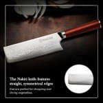Norseman 7-Inch Damascus Nakiri Chef Knife