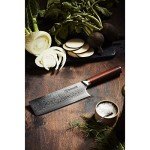 Norseman 7-Inch Damascus Nakiri Chef Knife