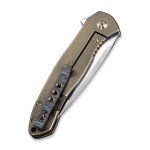 Norseman Kitefin Frame Lock Knife - Bronze Titanium