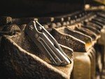 Böker Manukaftur M4 Sherman Damascus Folding Knife