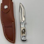 Bonner Montana Knife with Stag Handle & Sheath