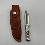 Bonner Montana Knife with Stag Handle & Sheath
