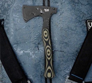 Montana Knife Company Hellgate Hatchet - Green/Black G10