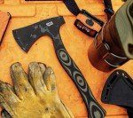 Montana Knife Company Hellgate Hatchet - Green/Black G10