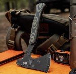 Montana Knife Company Hellgate Hatchet - Green/Black G10