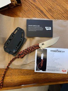 Montana Knife Stoned Goat 2.0 Elkshape Edition