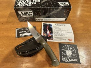 Montana Knife Company Blackfoot 2.0 Olive Knife