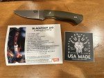 Montana Knife Company Blackfoot 2.0 Olive Knife