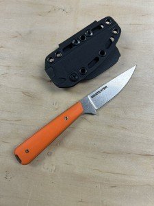 Norseman Knives MKC Meateater "Flattail" Orange G10