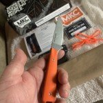Montana Knife Co. FlatTail Meat Eater Hunter Orange