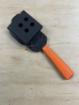 Norseman Knives MKC Meateater "Flattail" Orange G10