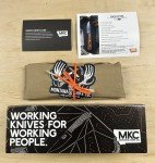 Norseman Knives MKC Meateater "Flattail" Orange G10