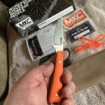 Montana Knife Co. FlatTail Meat Eater Hunter Orange