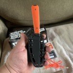 Montana Knife Co. FlatTail Meat Eater Hunter Orange