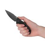Zero Tolerance 0357BW Drop Point Knife, Blackwash Finish