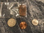 Steel Flame Copper Rick Hinderer Dog Tag Pendant