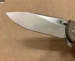 Rick Hinderer XM18 3.5" Micarta Slicer Knife