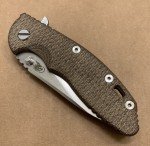 Rick Hinderer XM18 3.5" Micarta Slicer Knife