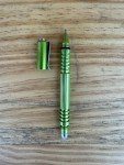 Hinderer Aluminum Investor Pen in Green