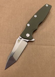 Eklipse Tanto Stonewash Blade by Rick Hinderer