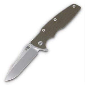 Hinderer Eklipse OD Green G10 Spearpoint Knife
