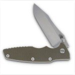 Hinderer Eklipse OD Green G10 Spearpoint Knife