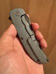 Grimsmo Norseman Knife #4861 Ice Blue Titanium