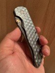 Grimsmo Norseman Knife #4861 Ice Blue Titanium