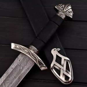 Handmade Damascus Steel Viking Sword by VBM Blades