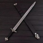 Handmade Damascus Steel Viking Sword by VBM Blades
