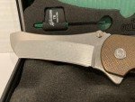 Grimsmo Norseman Knife #6039 Bronze Stonewash