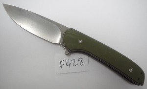 Ferrum Forge Gent Knife S35VN Green G10 Handle