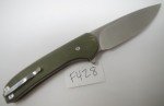 Ferrum Forge Gent Knife S35VN Green G10 Handle