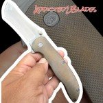 Norseman #3740 Bronze & Blue Titanium Folding Knife