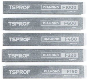 TSPROF Diamond Plates Set: Extra Coarse to Fine