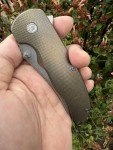 Norseman #3740 Bronze & Blue Titanium Folding Knife