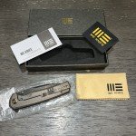 WE Knife Subjugator 21014C-4 Black Titanium Knife