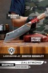Crixus 8" Chef & Cleaver Hybrid Knife