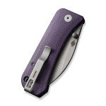 Norseman Knives Banter Purple Micarta Pocket Knife