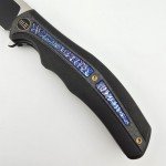 WE KNIFE Zonda Black Titanium & Carbon Fiber Knife