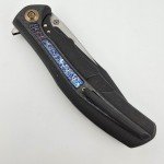 WE KNIFE Zonda Black Titanium & Carbon Fiber Knife