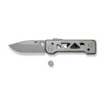 WE Knife Tyro Superlock Satin Titanium 20CV Blade