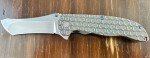 Grimsmo Norseman Knife - Bronze Blue Honeycomb Ti
