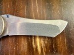 Grimsmo Norseman Knife - Bronze Blue Honeycomb Ti