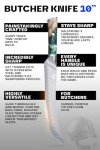 Norseman 10" Butcher Knife - Valhalla Series
