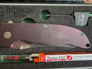 Norseman #6301 Plum Knife with Turquoise Accents