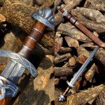 Damascus Steel Viking Sword - Norseman Collectible