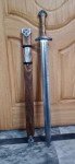 Damascus Steel Viking Sword - Norseman Collectible
